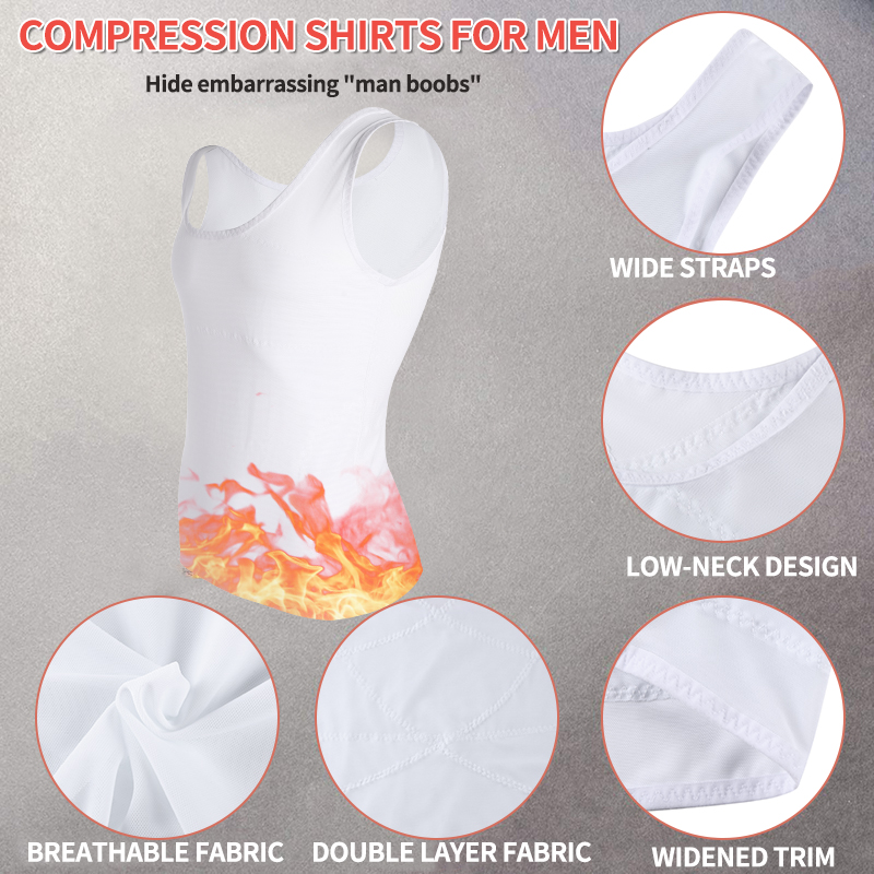 Men's Chest Compression Shirt  - Crossfit Weight Vest 评论和价格