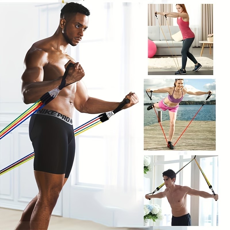 Resistance Band Set with Door  - Pull Up Assist Band 评论和价格