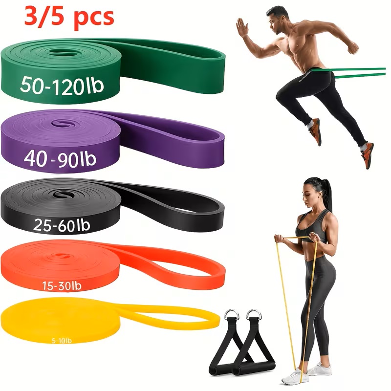 3/5pcs Pull Up Bands, Resistan - Pull Up Assist Band 评论和价格