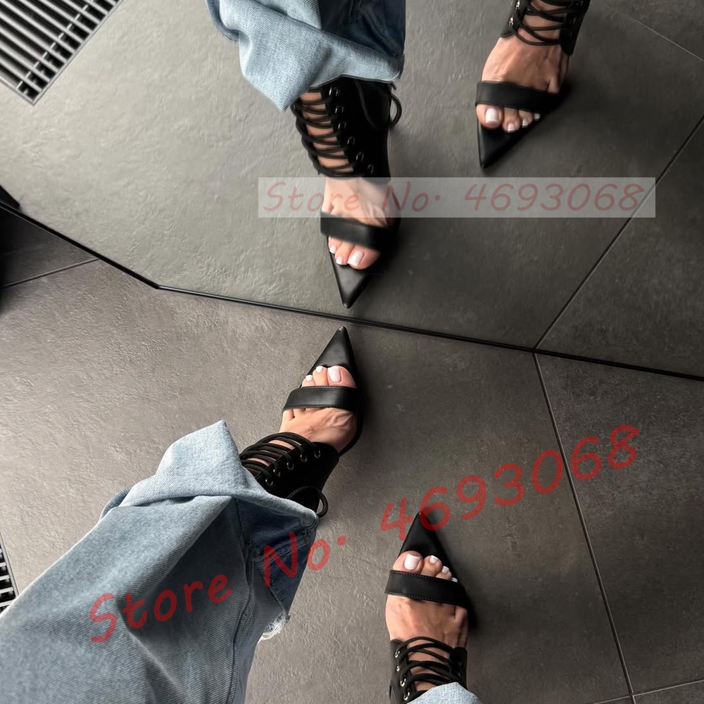 Sexy Pointy Toe Cross Tied Hig - Crossfit Ladies 评论和价格