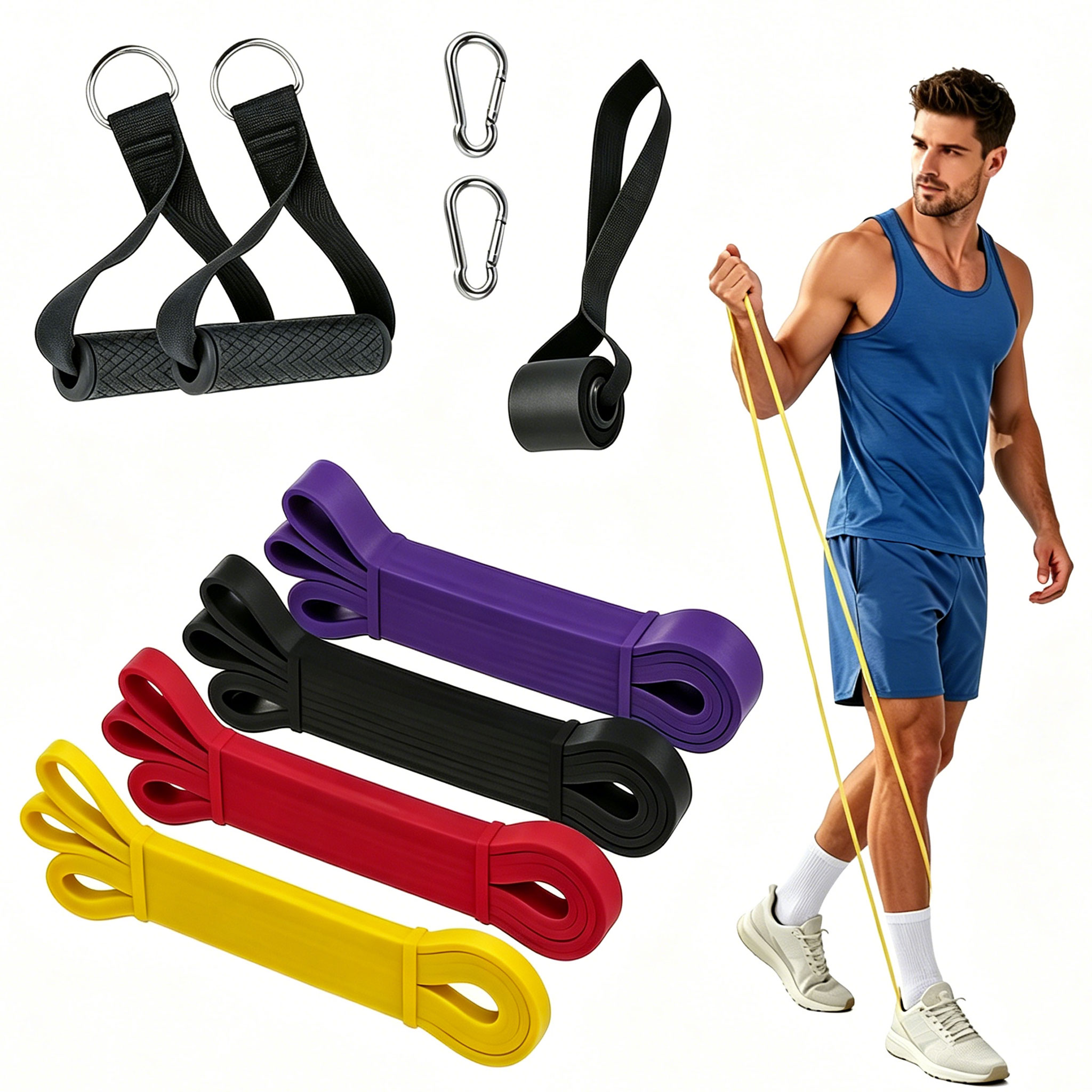 Men's Pull-Up Power Band Set,  - Pull Up Assist Band 评论和价格